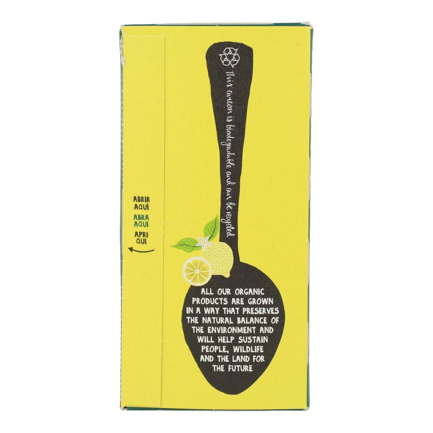 Té Verde con Limón Bio Cupper 20 bolsitas