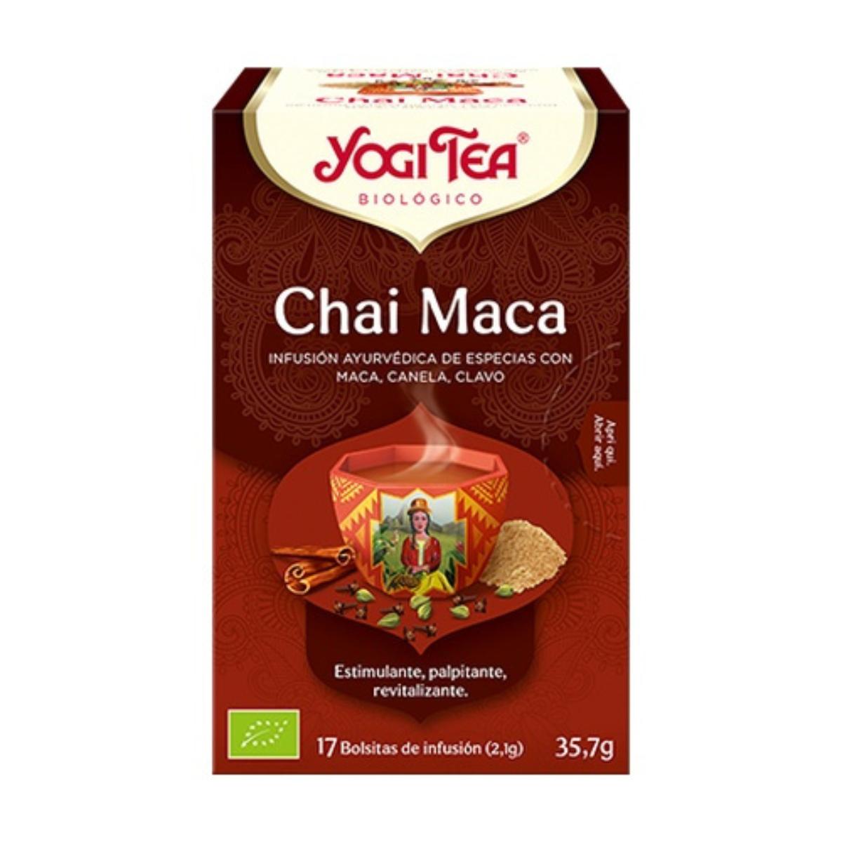 Yogi Tea Chai Maca Organic 17 Bolsitas