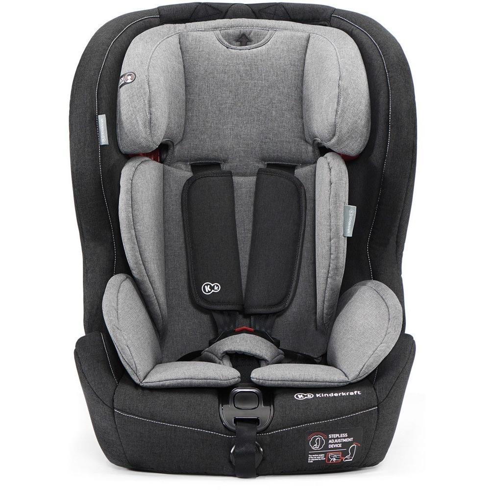 Silla de coche Safety Fix gris/negro con ISOFIX KinderKraft