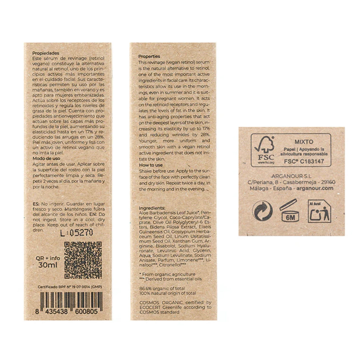 Serum facial Balance Revinage, Arganour, 30ml