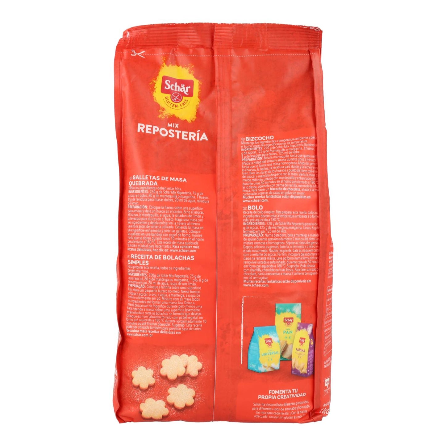 Mix harina C Preparado para galletas y pasteles sin gluten Dr.Schar 1kg