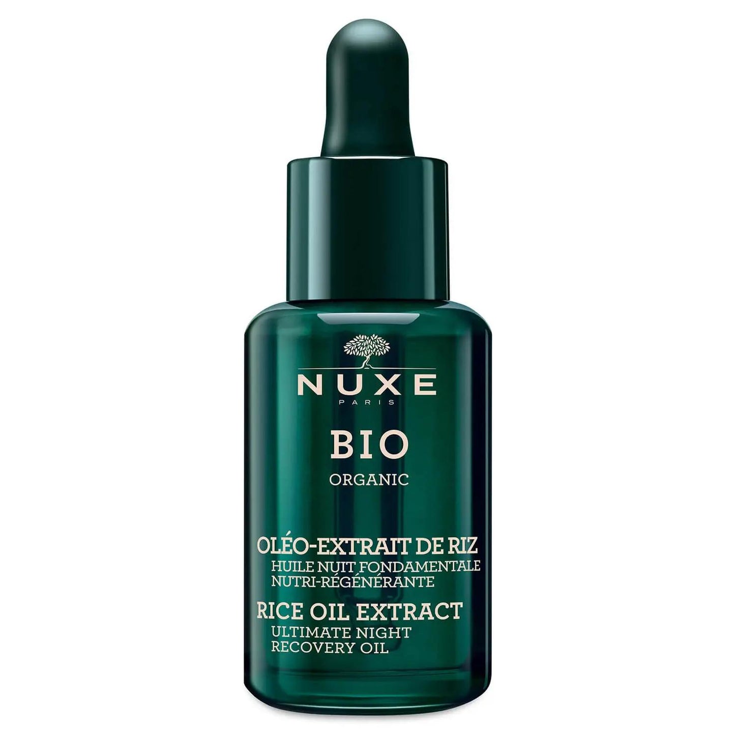 Aceite de Noche Fundamental Nutri-Regenerante - Extracto Oleoso de Arroz Nuxe 30ml