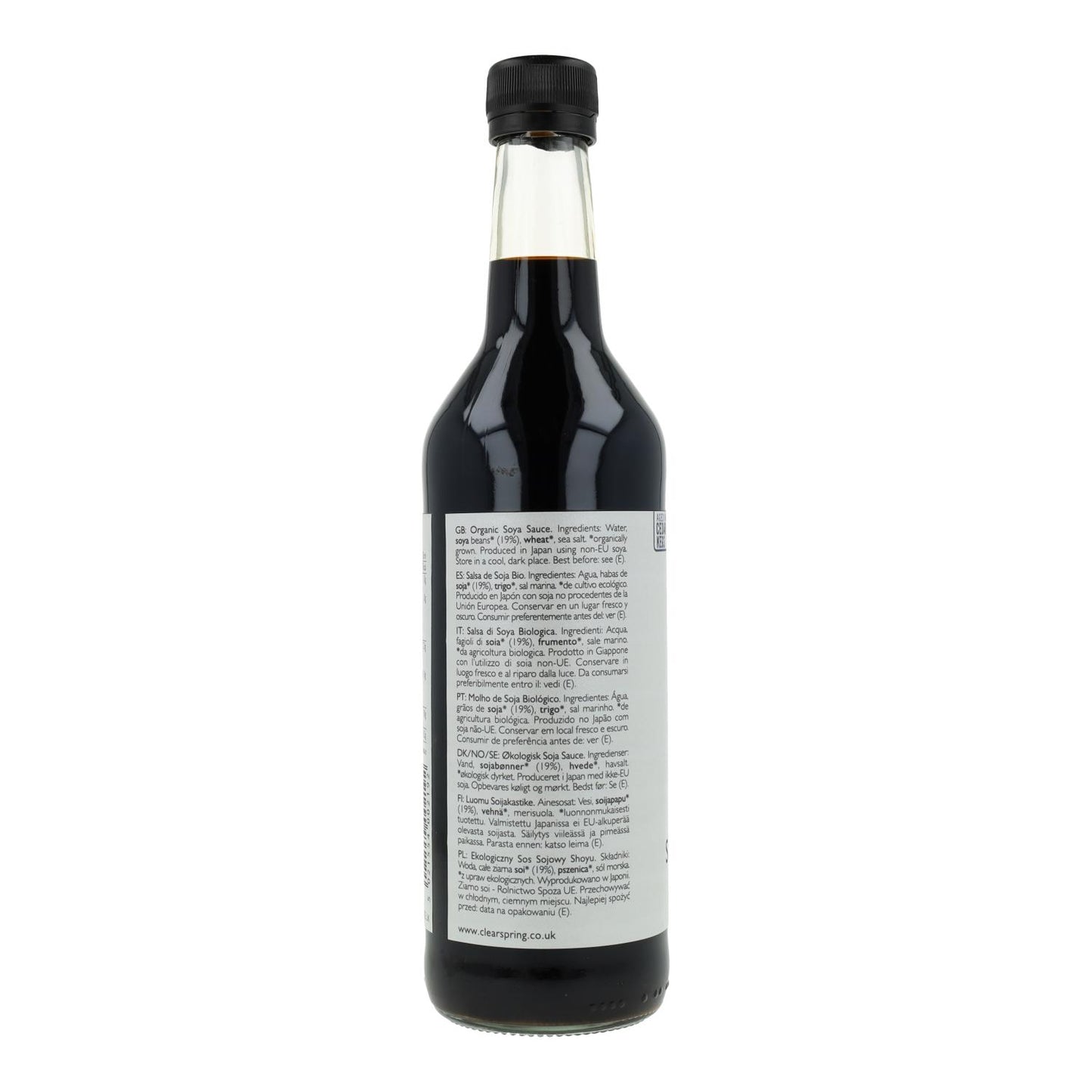 Salsa de soja shoyu Clearspring