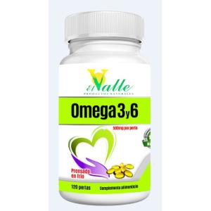 Omega 3 Omega 6 120 Perlas Valle
