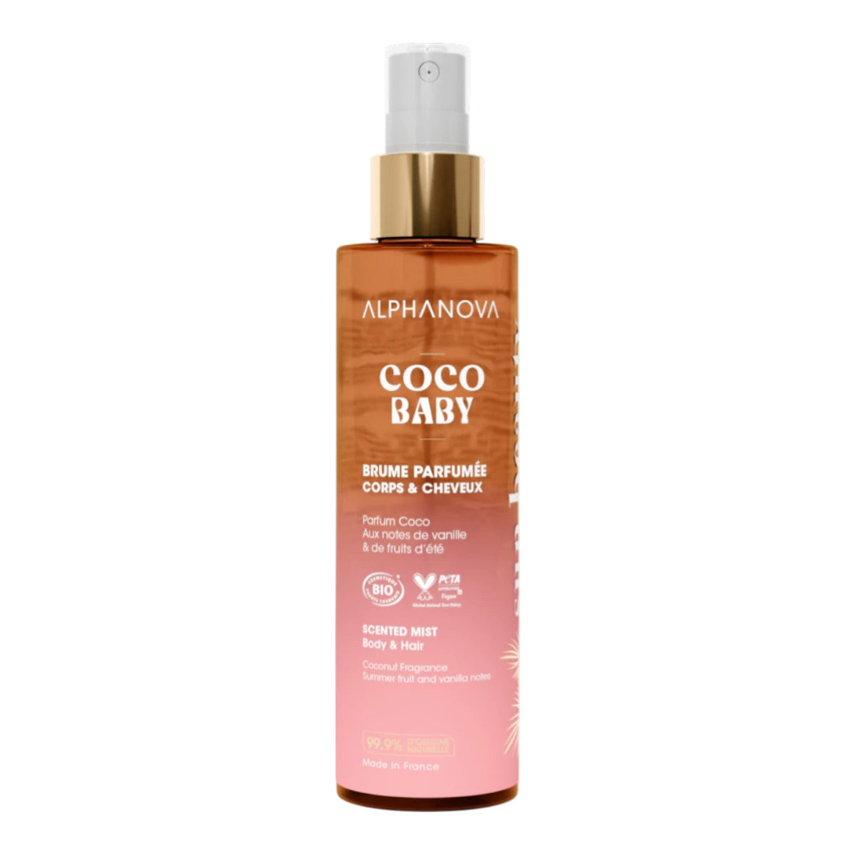 Bruma bebé cabello y cuerpo bio coco Alphanova 100ml