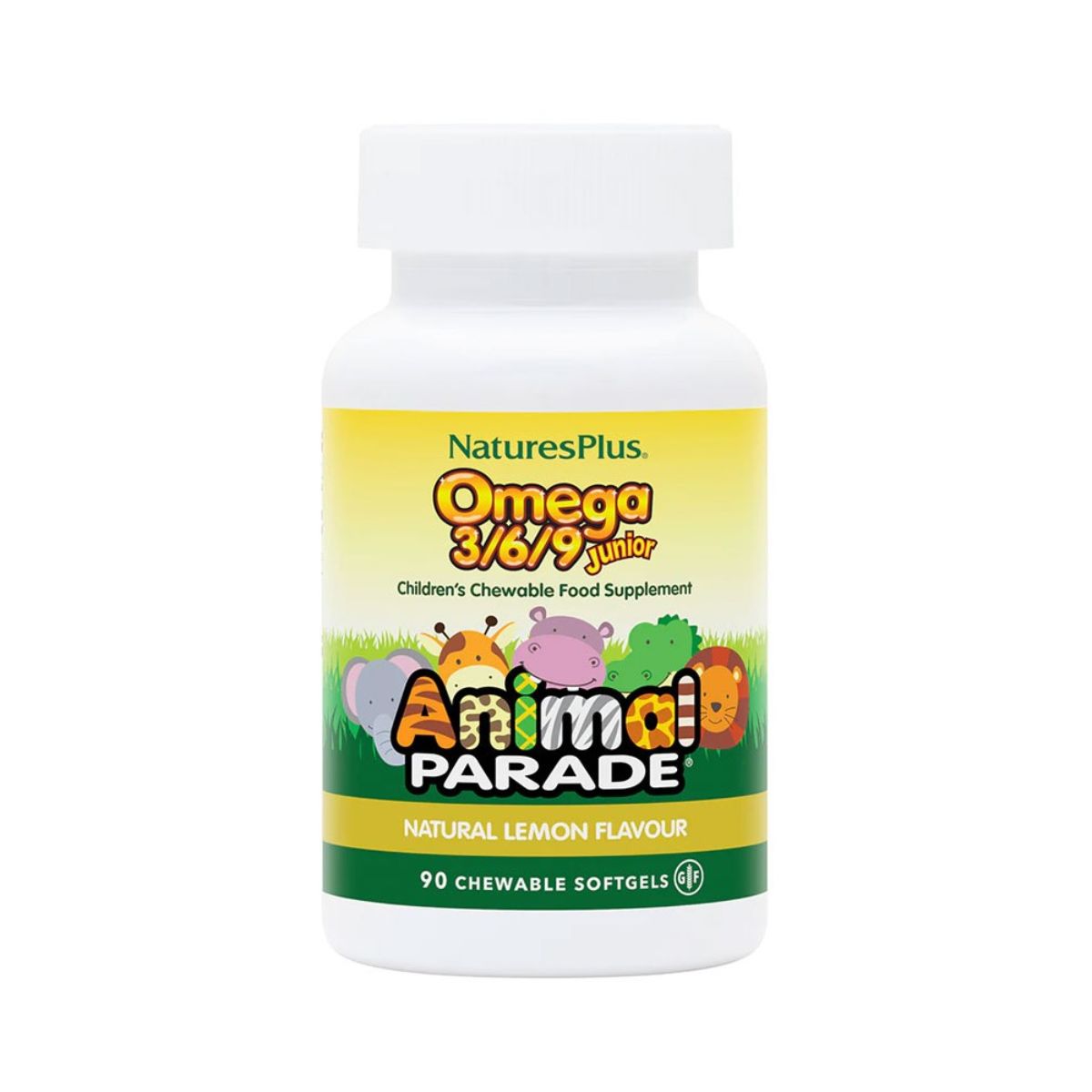 Animal Parade Omega 3-6-9 Junior  Natures Plus 90 Perlas