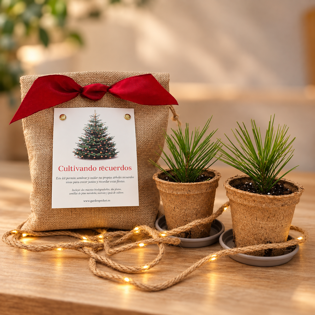Kit cultivando recuerdos - kit cultivo yute Garden Pocket