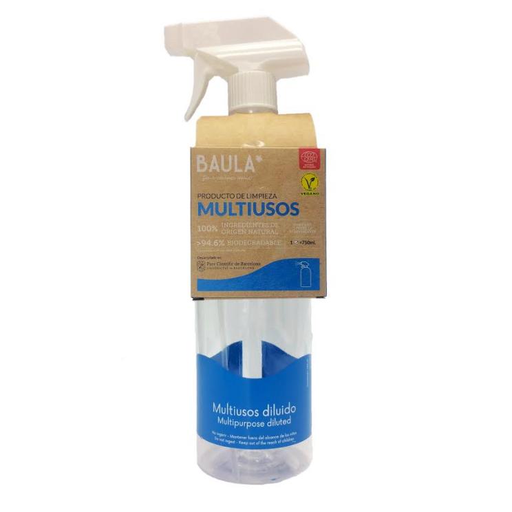 Pack Limpiador Ecológico Multiusos + Botella con pulverizador Baula