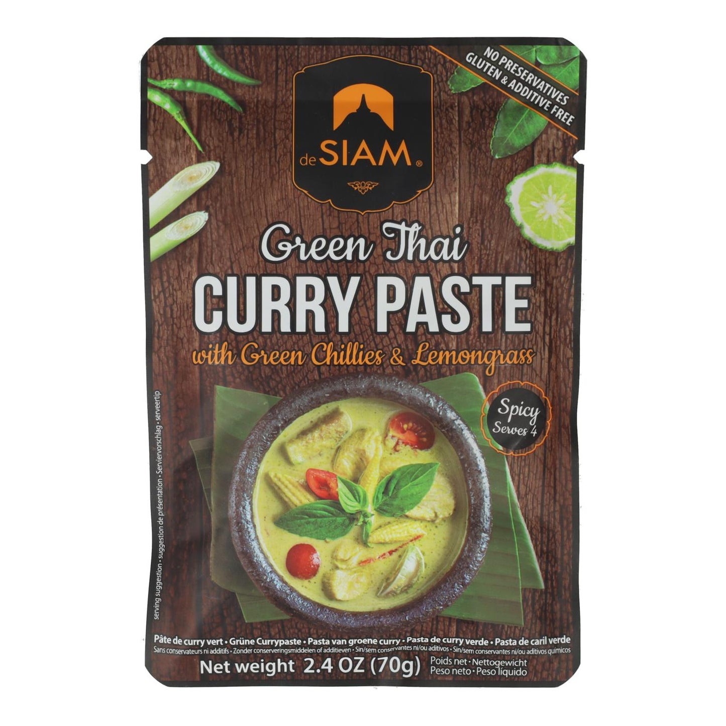 Pasta de Curry Verde Desiam 70 g