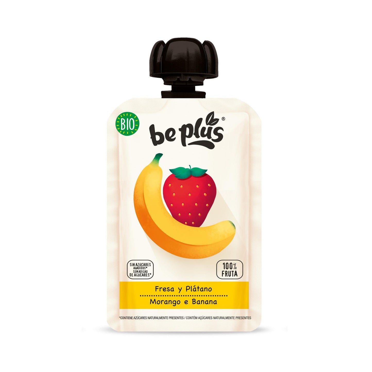 Pouch fresa y plátano BIO Be Plus 100 g