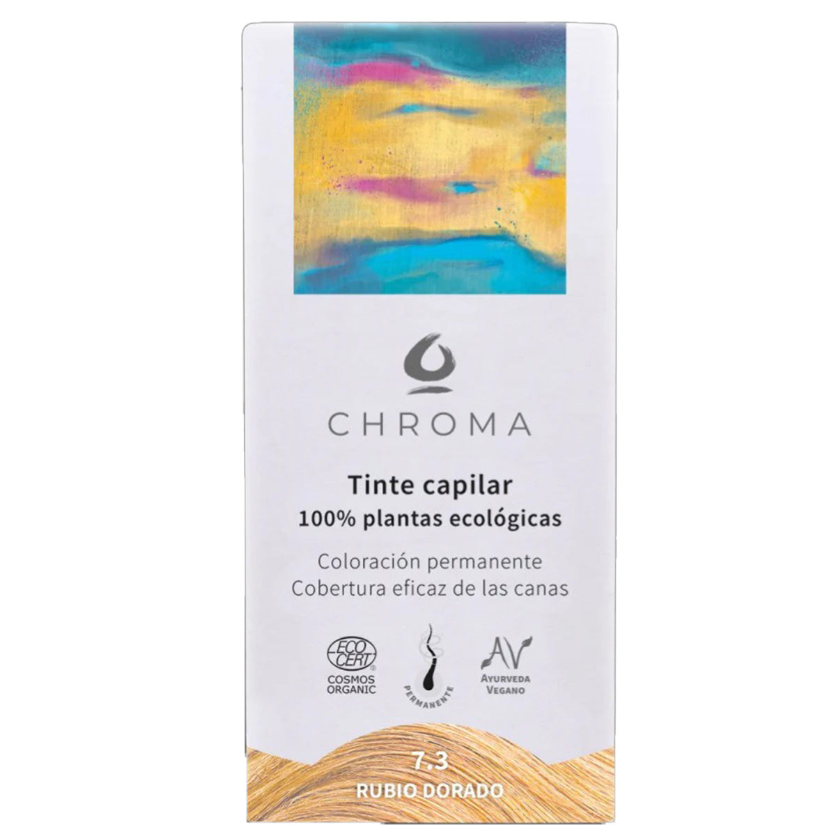 Tinte Chroma BIO Rubio Dorado 7.3 100 g
