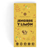 Tableta chocolate negro 75% con jengibre y limón ECO Planeta Huerto 70 gr