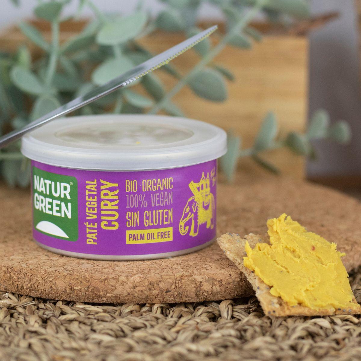 Paté Curry Bio Naturgreen 125 g