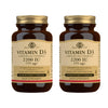 Pack 2x Vitamina D3 2200 UI, Solgar, 50 cápsulas vegetales