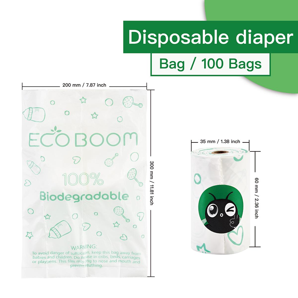 Bolsas biodegradables 100% compostables Ecoboom 5x20 bolsas