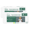 Pack ahorro Pañal T4 Naty 7-18 kg, 88 unidades