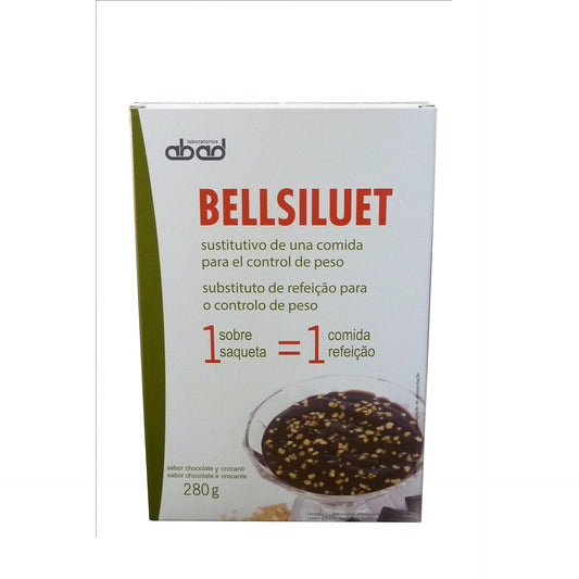Natillas de Chocolate Con  Crocanti Bellsiluet Abad 5 sobres