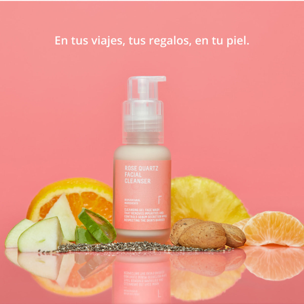 Minitalla - Rose Quartz Facial Cleanser, Freshly Cosmetics, 50ml