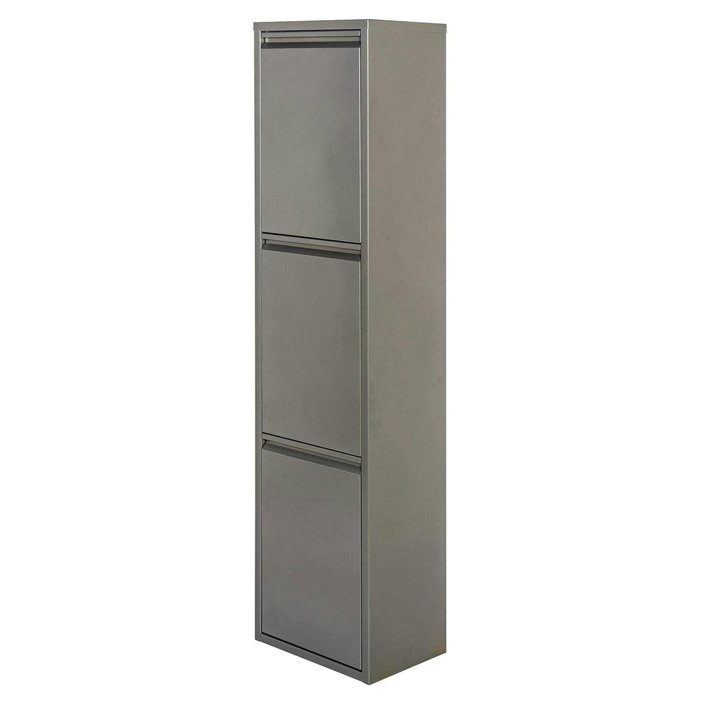 Armario para reciclaje metálico PAT 3 Gris