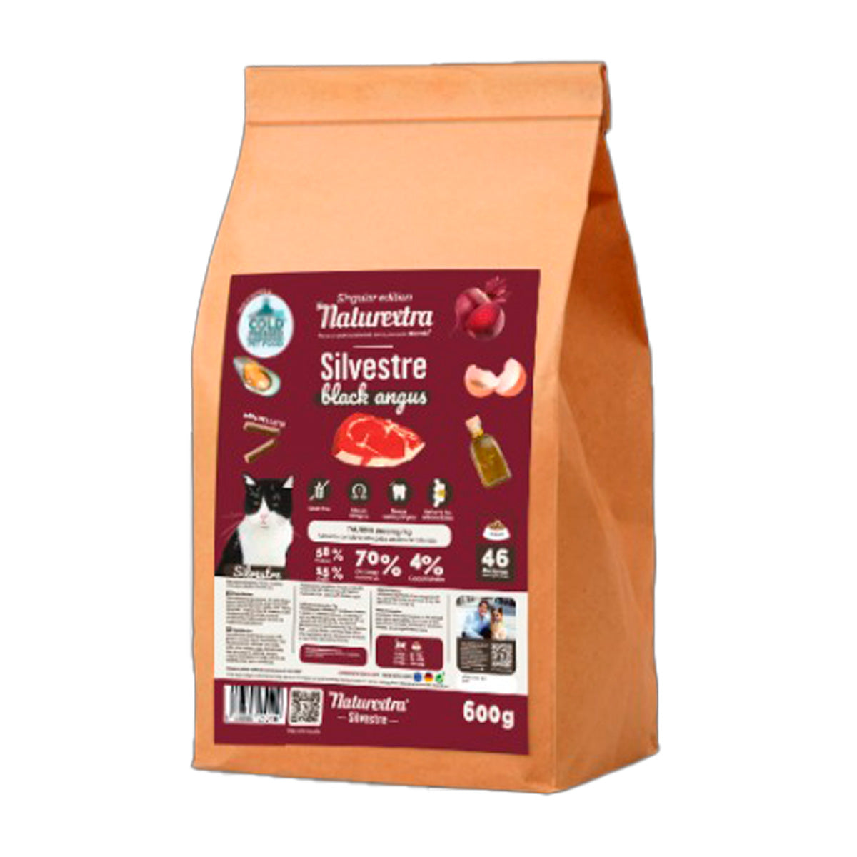 Naturextra Silvestre Ternera 600g