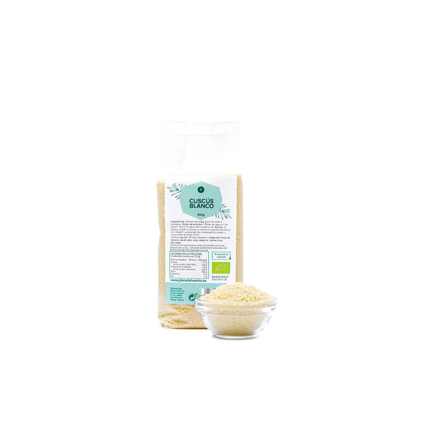 Cuscús blanco ECO Planeta Huerto 500 g