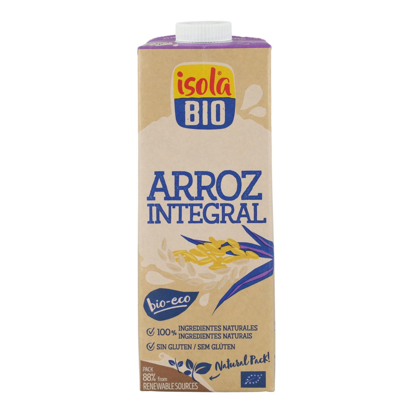 Pack 6 x Bebida BIO Arroz Integral Isola Bio 1 L
