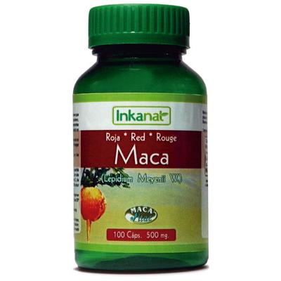 Cápsulas Maca Roja Vitae Inkanat, 100 unidades