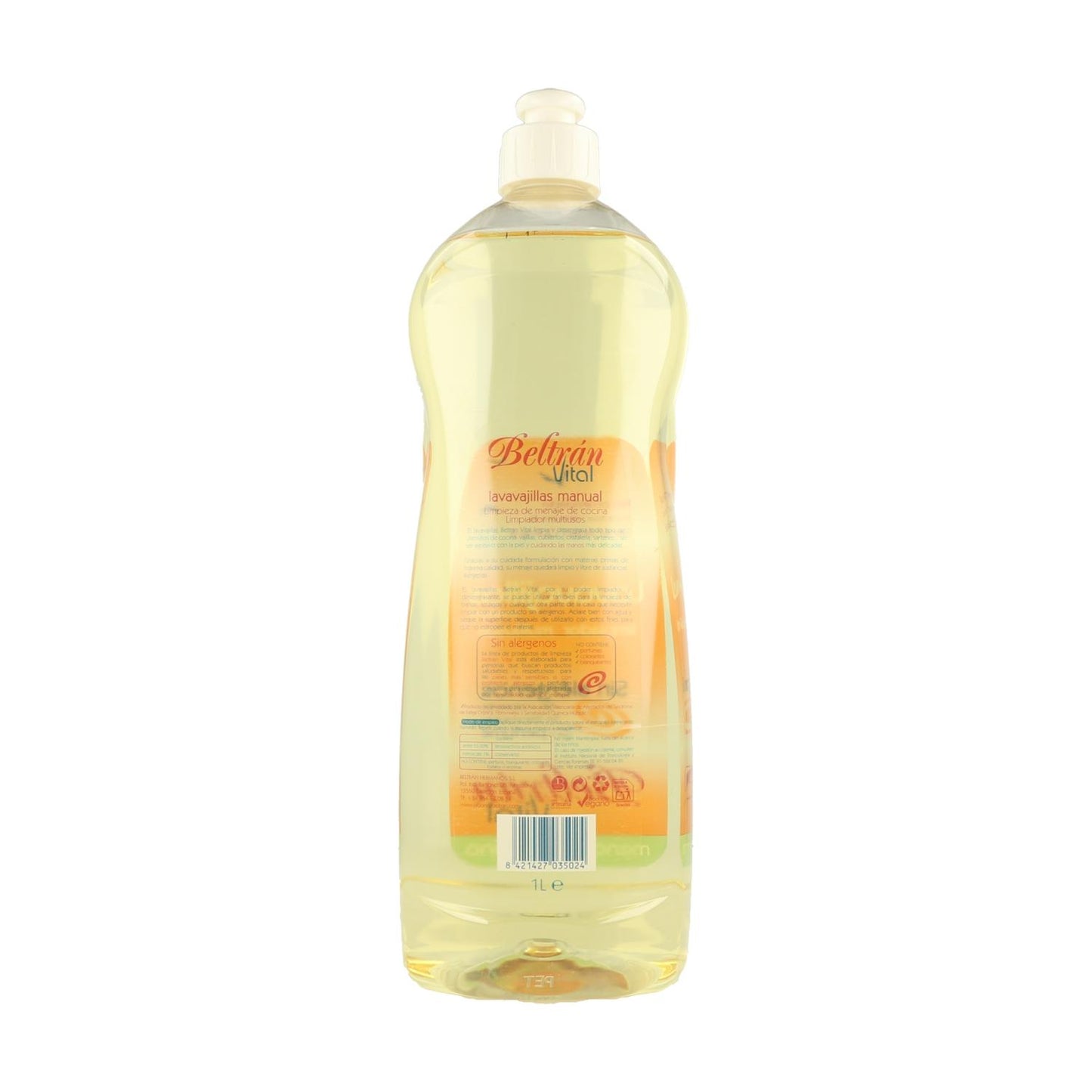 Lavavajillas sin perfume Jabones Beltrán 1L
