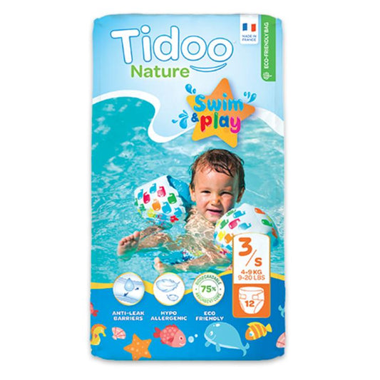 Swimmers Pañales para el baño T3 (4-9kg) Tidoo 12 unidades