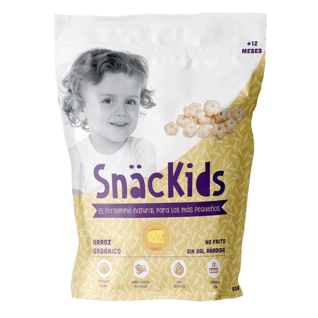 Snack ecológico para bebé +12 meses  Estrellas Arróz y Queso