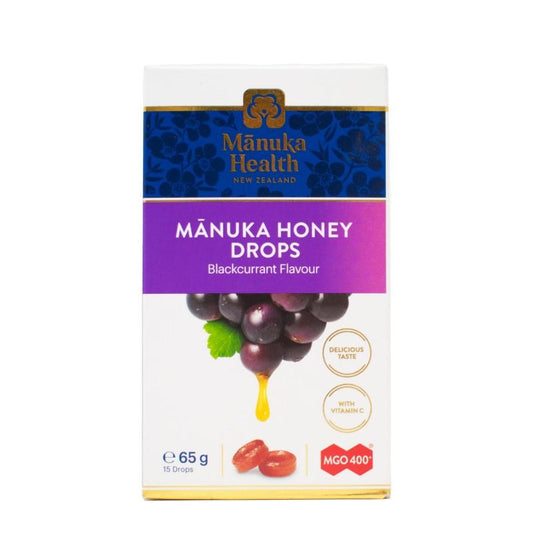 Caramelos con miel de Manuka y grosella negra (MGO 400+) Manuka 15 uds 65 gr