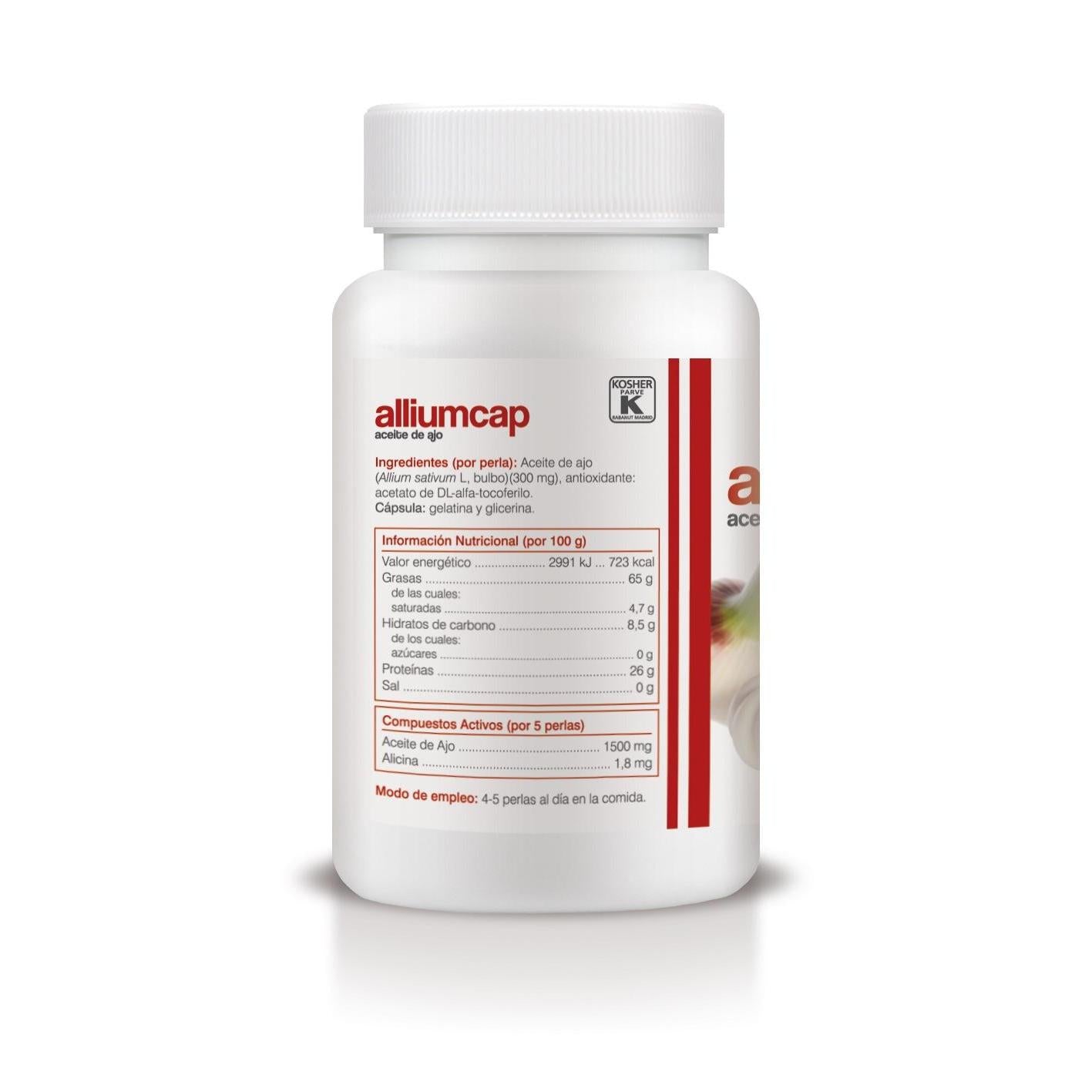 Alliumcap Aceite de Ajo Soria Natural, 150 perlas