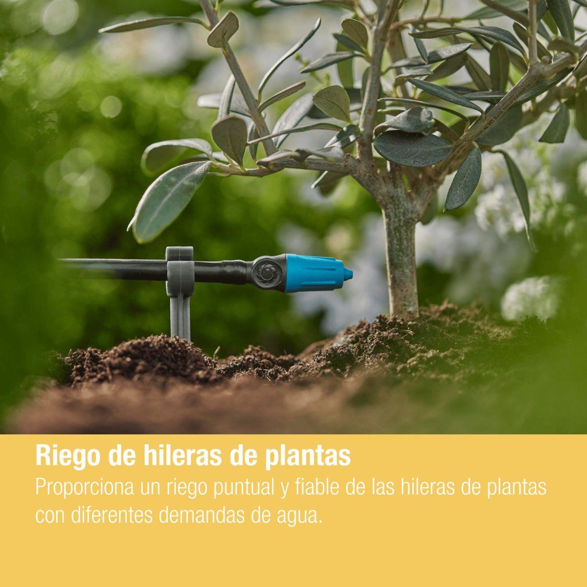 Cabezal de goteo de línea final ajustable 0–15 l/h x15 Microdripsystem Gardena