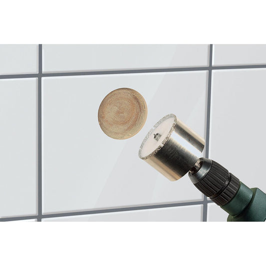 Sierra de corona Diamant "Ceramic" vástago 10 mm Wolfcraft Ø 53 mm