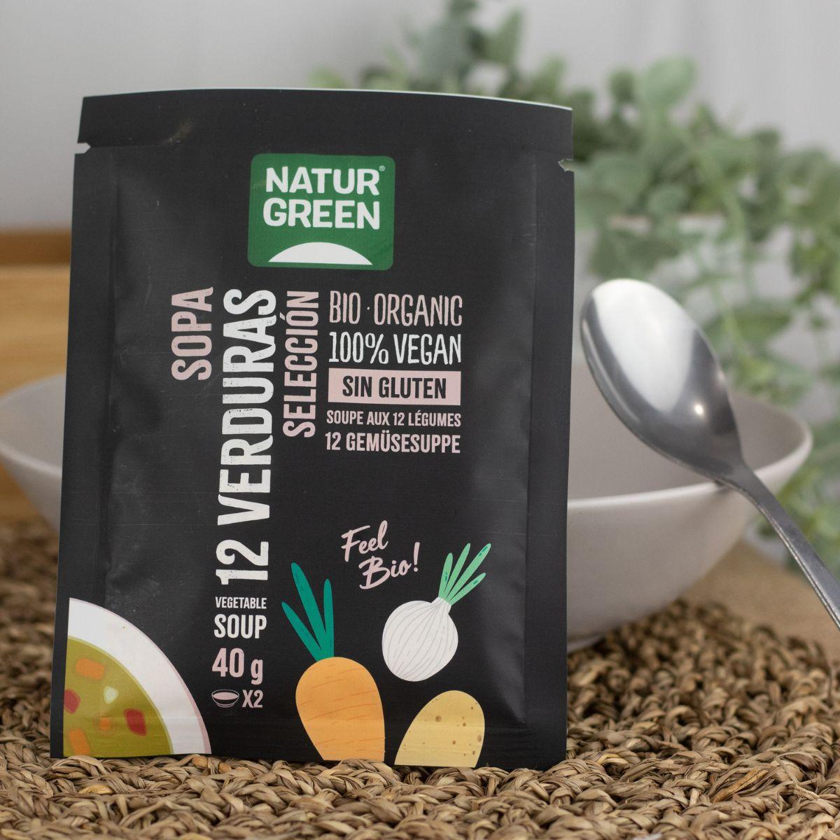 Sopa 12 Verduras Selección Naturgreen, 40g