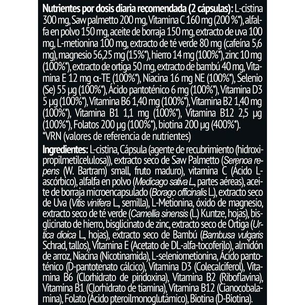 Capilae fórmula para cabello, uñas y piel Paleobull 60 caps