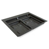 Emuca Base para contenedores cajón cocina, módulo 600 mm, Plástico, Gris antracita