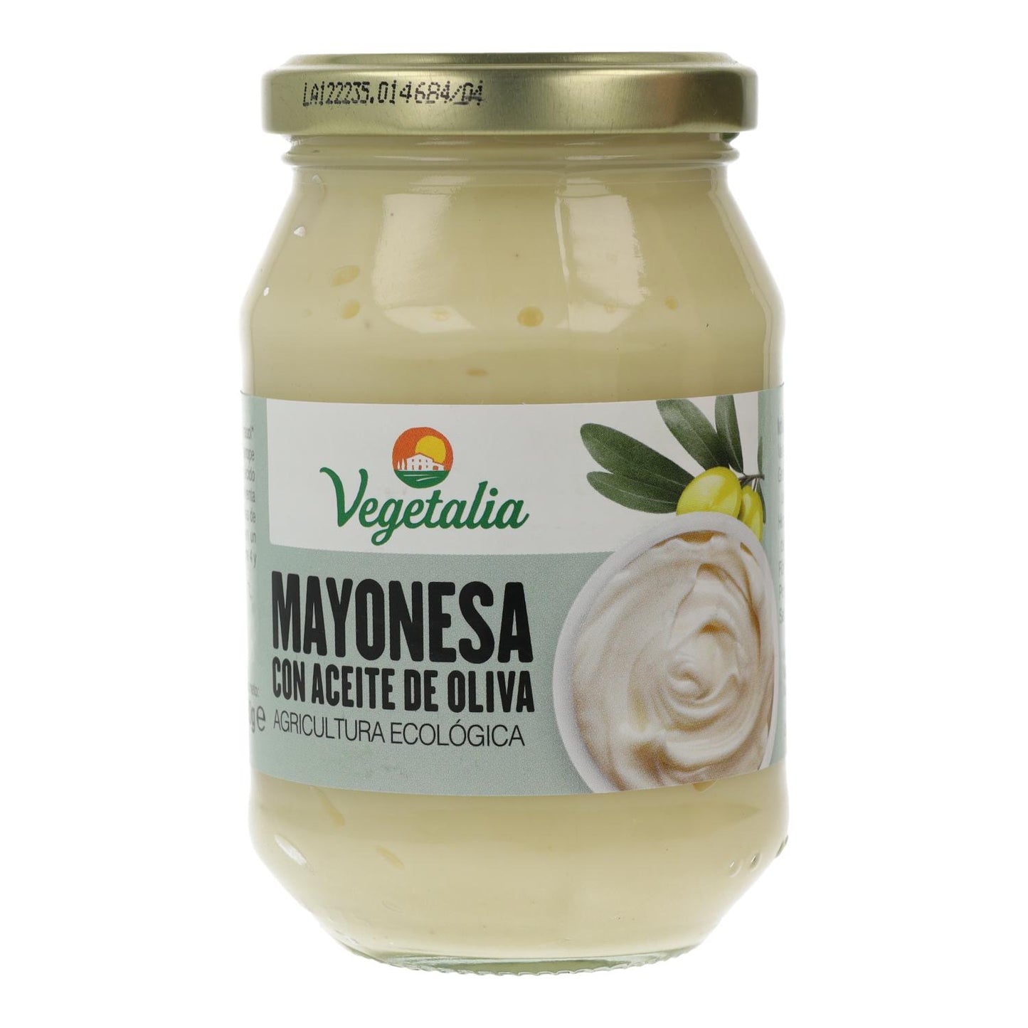 Mayonesa con Aceite de Oliva Bio en bote de vidrio Vegetalia 230 gr