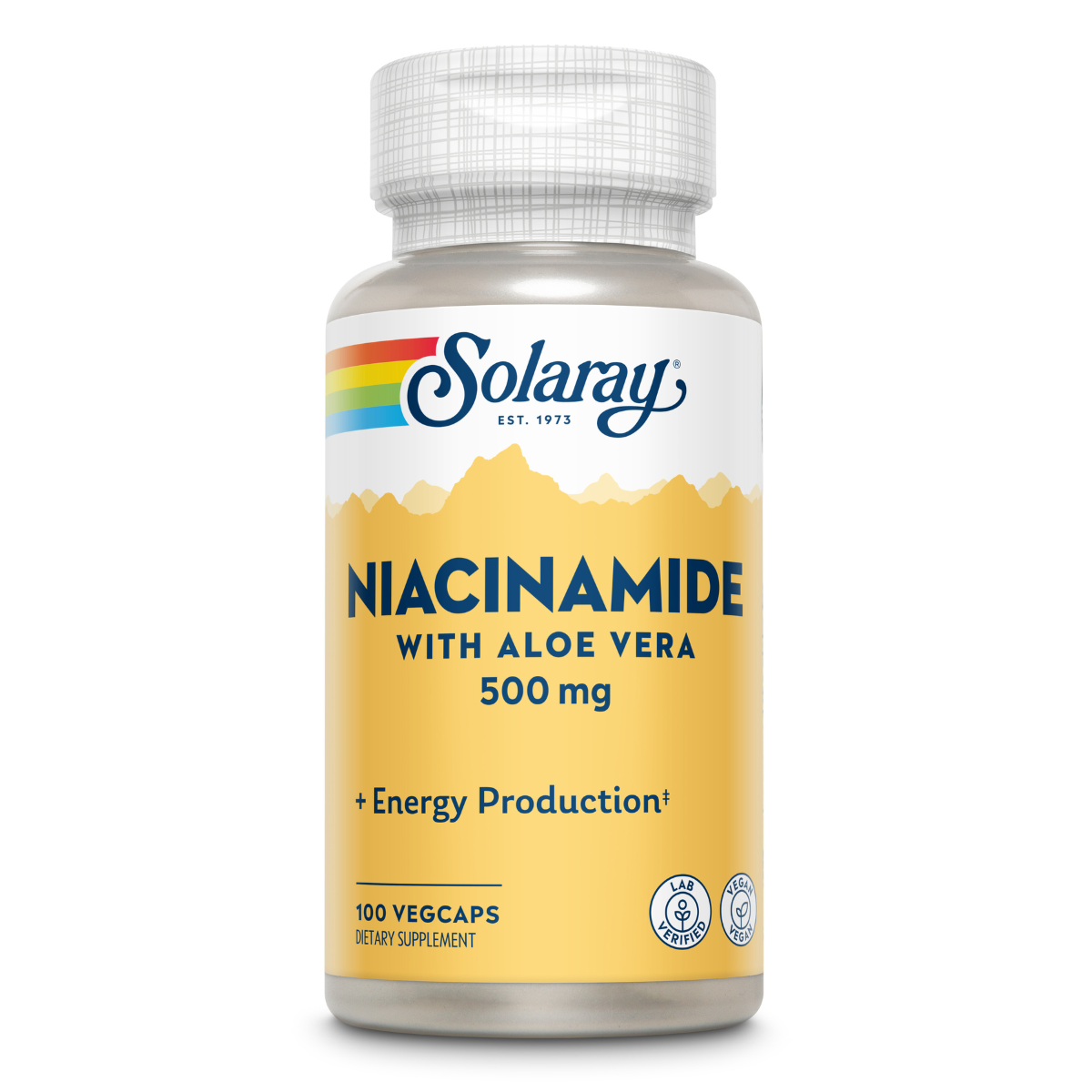 Niacinamide 500 Mg Solaray 100 Vegcaps