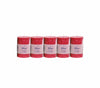 Velas cilíndrica pequeña color rojo 56 x 80mm 174 g Blue 6 uds
