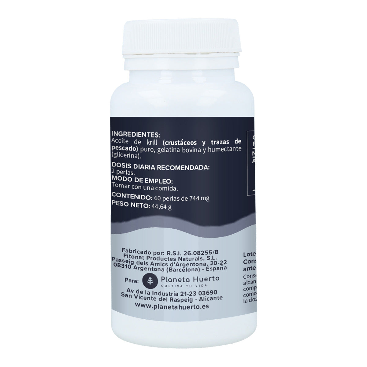 Aceite de Krill 500mg Planeta Huerto 60 Perlas