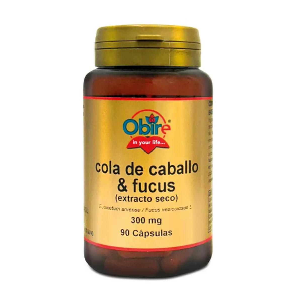 Cola Caballo y Fucus 300 mg Obire, 90 cápsulas