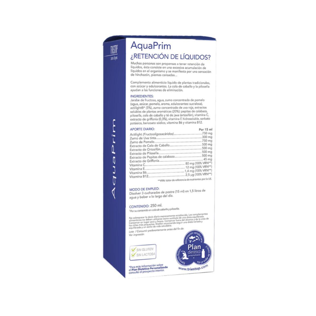 AquaPrim Drenante Tristop, 250ml. Eladiet