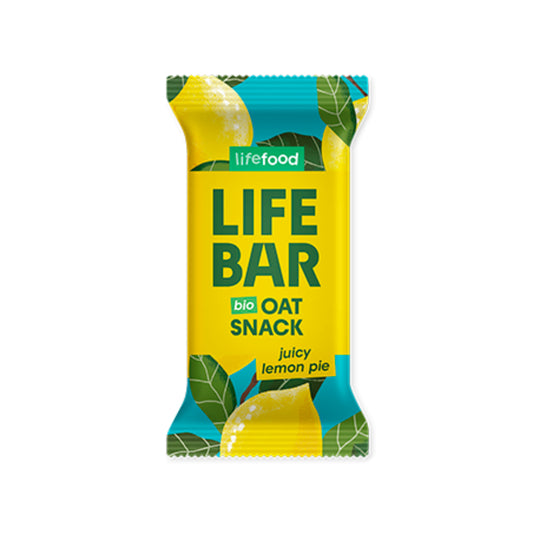 Barrita de avena pastel limon Life Food 40 g Lifebar