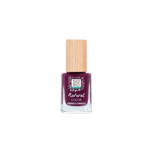 Esmalte uñas - 55 Prune Noire So'Bio 11 ml