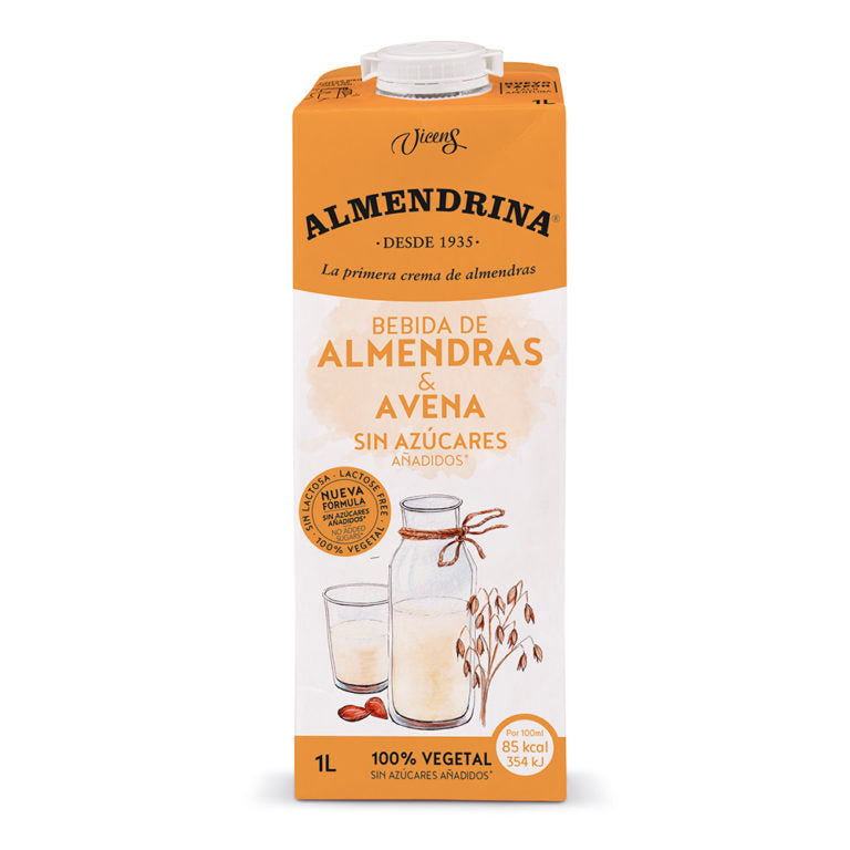 Bebida de almendras con avena Almendrina brick 1L