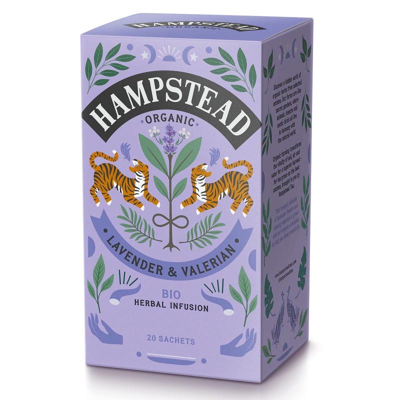 Té lavanda y valeriana Hampstead 20 bolsitas