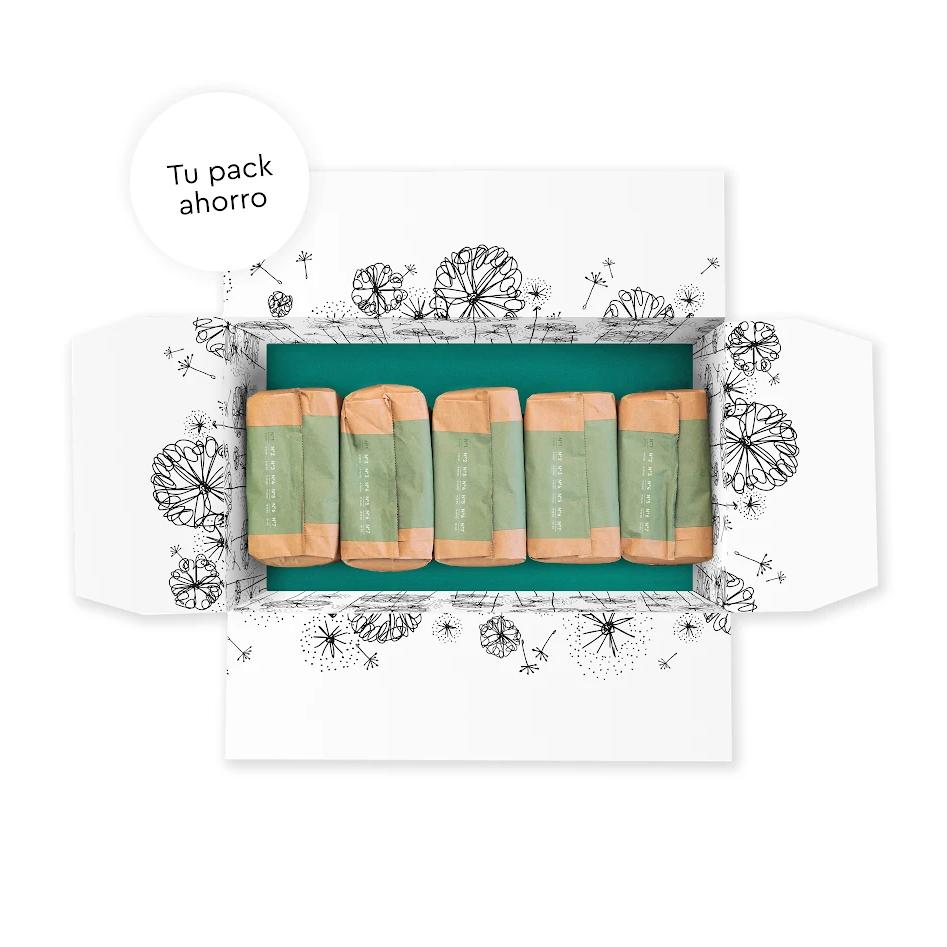 Pack ahorro Pañales LILLYDOO green, Talla 1, 2-5 Kg, 205 uds