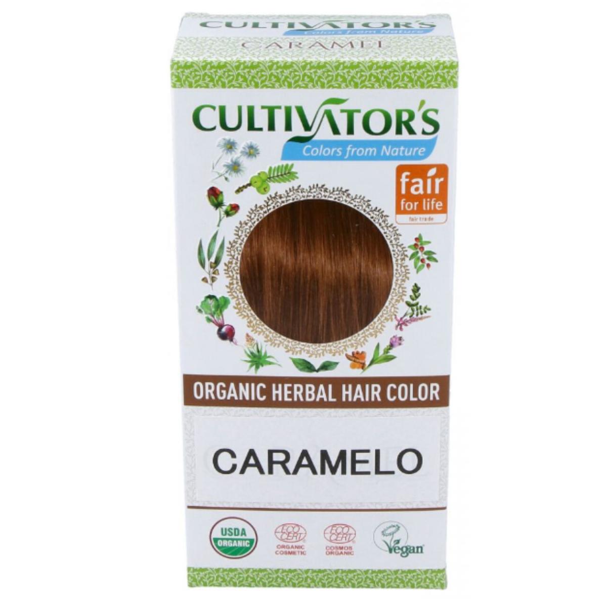 Caramelo tinte organico Cultivators 100gr. Ecocert