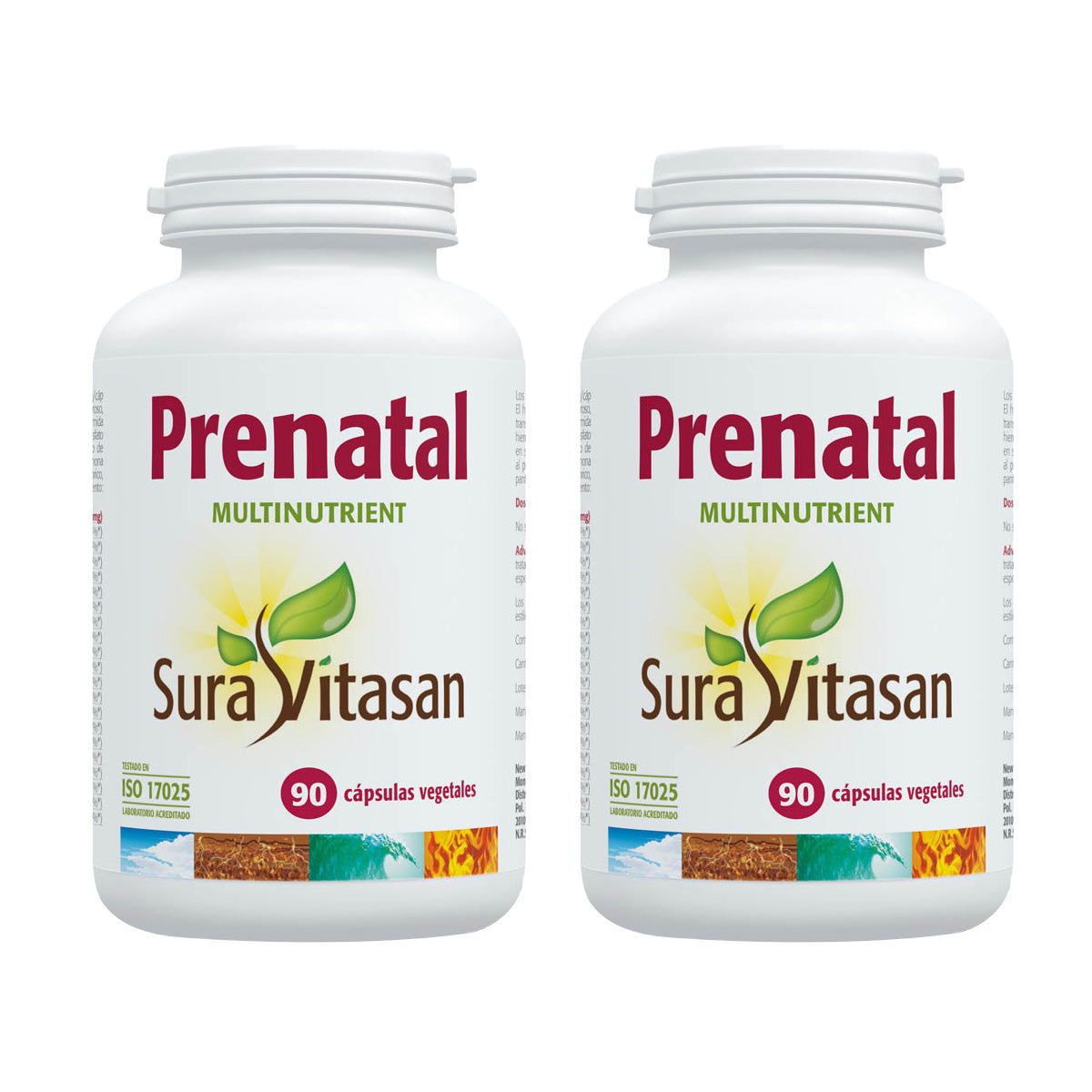 Pack 2x Prenatal Multinutrient, Sura Vitasan, 90 cápsulas